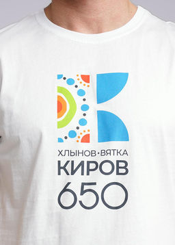 CLE Футболка муж. 600351/650кд. белый/синий - Clever wear фото 2