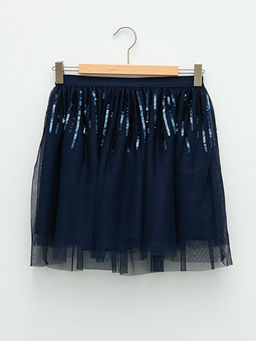 Beli Lastikli Pul ??lemeli K?z ?ocuk Etek - Waikiki фото 2