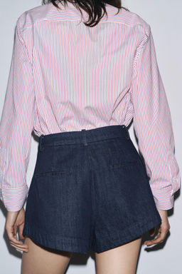 ZW COLLECTION STRIPED POPLIN SHIRT - Zara фото 10