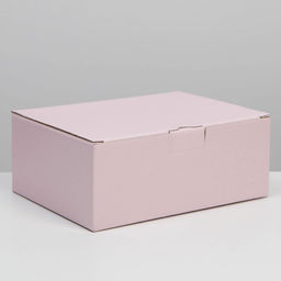 Коробка подарочная складная, упаковка, «Розовая», 26 х 19 х 10 см