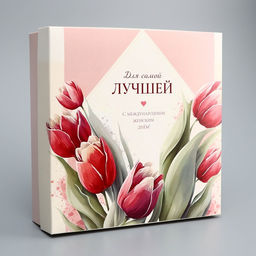 Цена за 5 шт. Коробка складная, крышка-дно, «Тебе», 20×20×6 см без окна