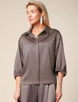 VILATTE / Блузка из струящегося сатина