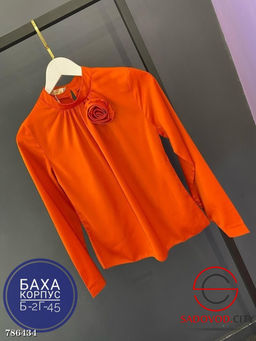 Женская блузка с цветком - Bruno фото 2