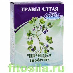 Черника, побеги, 25 г (коробочка), чайный напиток