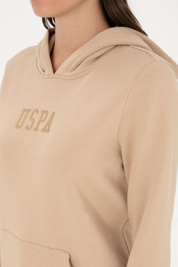 Женский базовый свитшот песочного цвета - U.s. polo assn фото 7