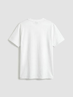 Bisiklet Yaka Bask?l? K?z ?ocuk Ti??rt