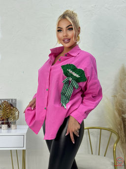 Рубашка свободная женская - Bruno фото 2