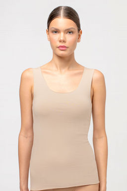 Арт. 3752/4 Майка женская 40-48 (5 шт) Цвет:бежевый - Калинка фото 3