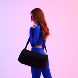 Сумка спортивная классика, 40х21х19 см, отдел на молнии, цвет чёрный - Nazamok фото 5