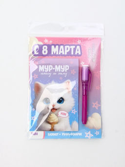 Подарочный набор, ручка шпион, блокнот А6, 16 л. С 8 марта - Artfox фото 9