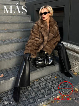 Шуба женская из искусственного меха