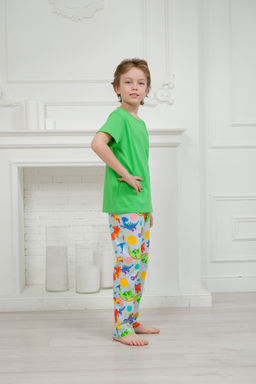 Пижама подростковая из кулирки Фантазия динозавр - Амадэль фото 9