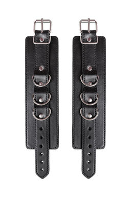 Наручники Anonymo #0103, PU кожа, черные - Toyfa фото 8