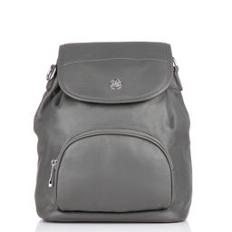 18034 d.grey, женский кожаный рюкзак Barcelo Biagi