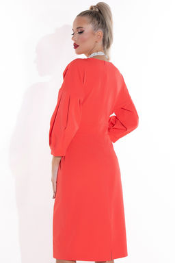 Платье Искусство обольщения (оранжевый) - Эльза фото 8