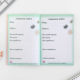 Личный дневник для девочки А5, 50 л. Аниме. Мои секреты