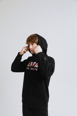 Худи с флисом Чёрный - Anta фото 6