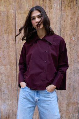 Murdum Kapama Detayl? %100 Pamuk Dokuma Gomlek TWOSS26GO00022 - Trendyolmilla фото 5