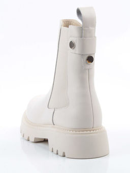 04-PAT17-2Z MILK Ботинки зимние женские (натуральная кожа, 100% шерсть)