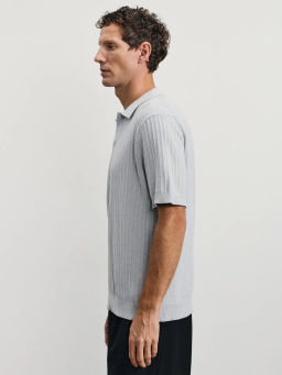 Джемпер поло из смесового хлопка / Zarina фото 4