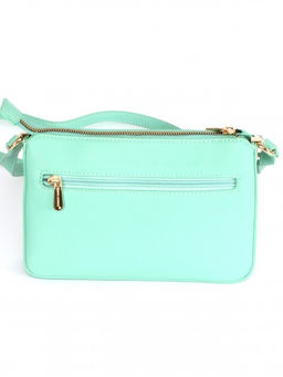 Сумка женская искусственная кожа DJ-СМ 7336-TURQUOISE, 1отд, плечевой ремень, зеленый SALE 263899 - Adelia фото 6