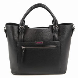 Женская сумка тоут из эко кожи 8222-960 Блек - Cidirro фото 2