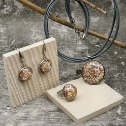 Серьги из муранского стекла MOSAIC LS2847