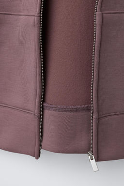 HOODIE WITH ZIP AND MODAL BALLET - Zara фото 11