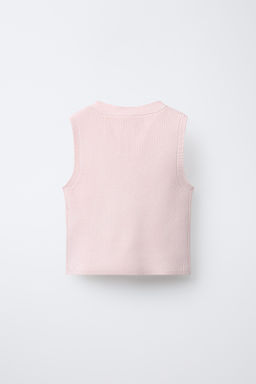 KNIT VEST WITH BOWS - Zara фото 2
