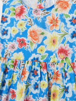 Bisiklet Yaka Desenli K?z Bebek Elbise - Waikiki фото 3