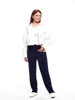 Beli Lastikli Standart Fit Kad?n Pantolon