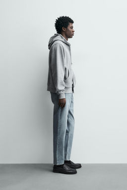 JEANS SLIM TAPERED FIT / Azul medio - Zara фото 4