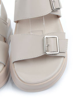 08-PEAQ196-2 LT. BEIGE Босоножки женские (натуральная кожа) - Фабричный китай фото 8