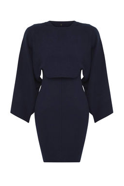 TRENDYOLMILLA Bej Mini Triko Bolero-Elbise Tak?m TWOAW25EL00056  фото 6