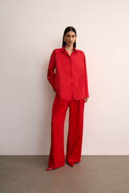 Рубашка прямого силуэта