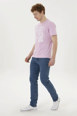 Мужская розовая футболка - U.s. polo assn фото 4