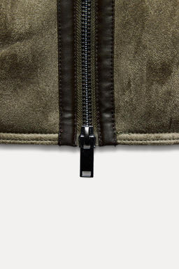 CONTRAST HOODED DOUBLE-FACED JACKET ZW COLLECTION - Zara фото 9