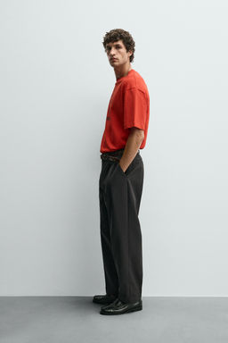 CONTRAST PRINT T-SHIRT