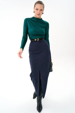 Лонгслив Нора (изумрудный) - Эльза фото 15