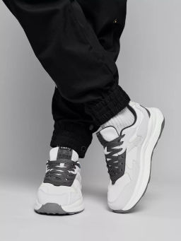 Кроссовки муж., молоч, фурн., э/к, текст. L8017-6