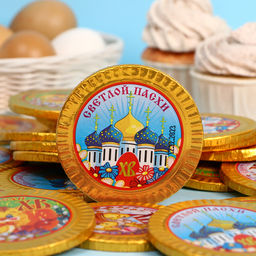 Цена за 25 шт. Кондитерское изделие ХВ медаль, 30 г