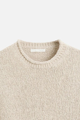 RUSTIC TEXTURED KNIT SWEATER - Zara фото 4