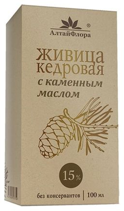 Живица кедровая с каменным маслом - Алтайфлора фото 2