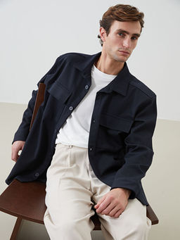 Regular Fit Uzun Kollu Erkek G?mlek Ceket