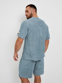 Костюм мужской махра АНТОНИО СЕРО-ГОЛУБОЙ - Domtrik Домашний трикотаж фото 4