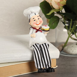 Цена за 2 шт. Фигурка Повар висячие ножки 12 см 2 штуки набор / 9791 /уп 96/ - ГалеонТрейд фото 2