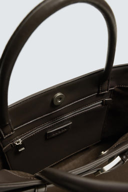 BOLSO COMBINADO CINTUR?N / Marr?n - Zara фото 4