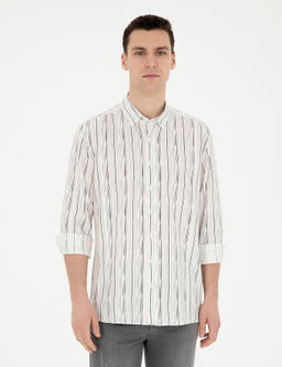 Рубашка Pierre Cardin Slim Fit черная