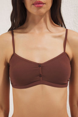 TRENDYOLMILLA Cok Renkli 2li Paket Pamuklu Cicekli Balensiz Kaps?z Bralette Orme Sutyen THMSS25SU00028  фото 11