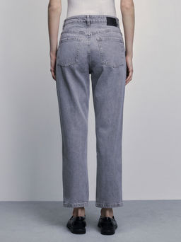 Джинсы straight cropped / Zarina  фото 4